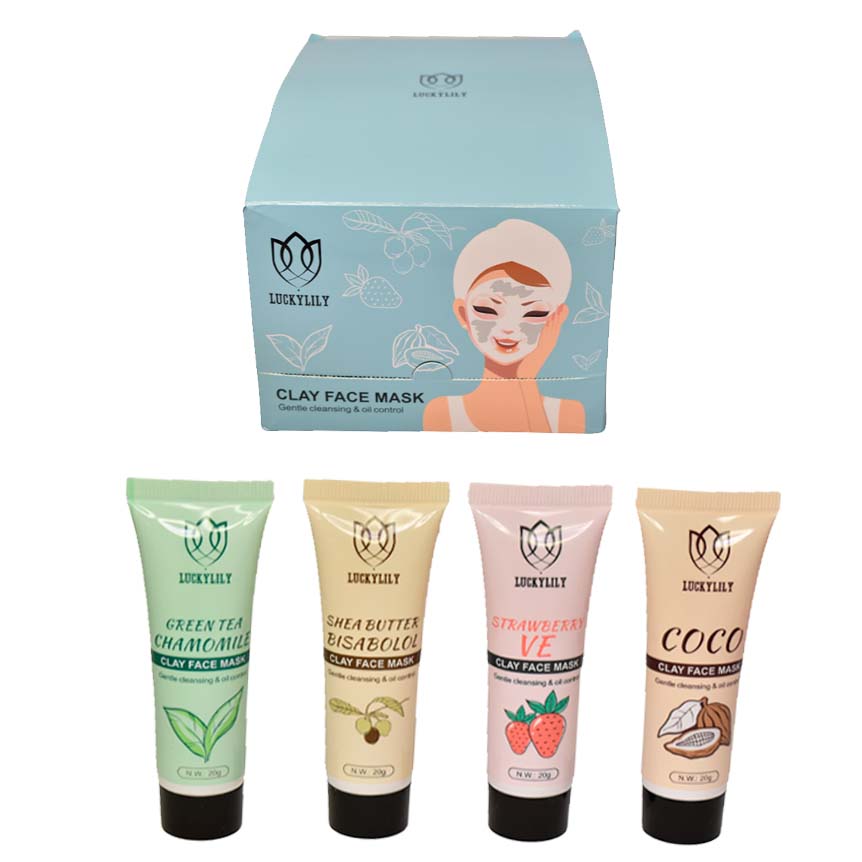 Tubo de mascarilla de arcilla para el rostro Lucky Lily