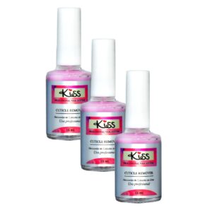 Removedor de cutícula suave 15ML KISS color rosado LOTE 1