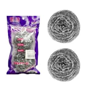 Esponja Para Trastos De Alambre 2 Pcs Paquete Morado