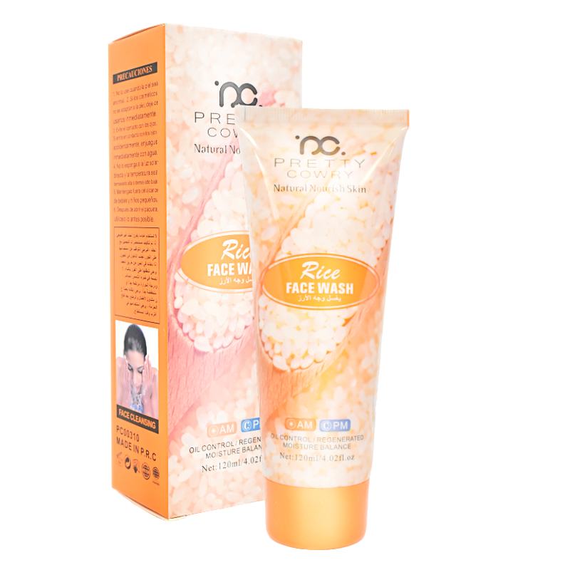 Jabon Para Rostro y Mascarilla Facial Peel-Off Am Y Pm Con Extracto De Arroz Pretty Cowry Tubo De 120Ml - Imagen 3