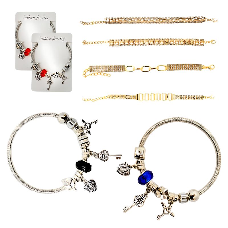 Pulseras Doradas en Diseños Surtidos Fashion Jewerly