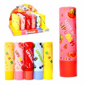 Bálsamos Para Labios Con extractos Frutales Miss Rose