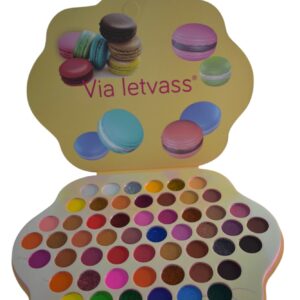 Paleta de Sombras de 54 Colores Nude New Via Letvass