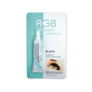 Pegamento de Pestañas Empaque Agua color Negro RGB