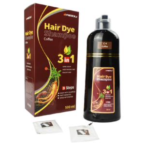 Shampo con tinte cafe 3 en 1 HIMEIDU 500ml