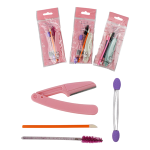 Set de Maquillaje 4 Pcs Empaque Rosa con Conejito