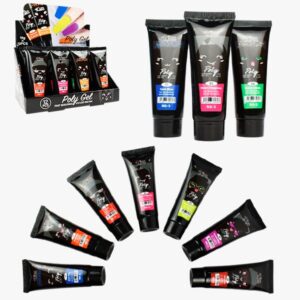 Poly Gel Neon colores surtidos 15Ml Kiss