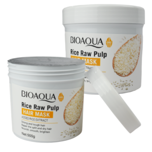 Mascarilla Para el Cabello con Extracto de Arroz Bioaqua