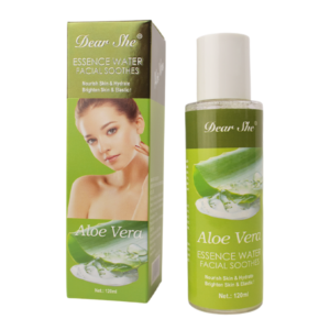 Agua esencial facial de aloe vera DEAR SHE 120ml.