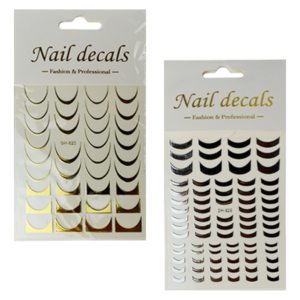 Sticker frances para uñas de los pies NAILS DECALS