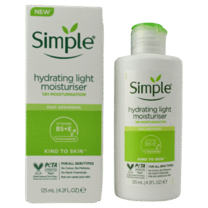 Crema Hidratante Ligera con Vitamina B5 y E Simple