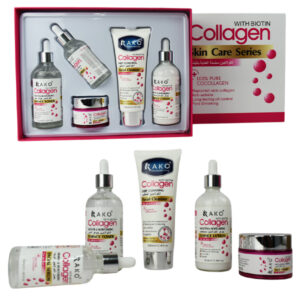Kit de Skin Care de 5 Piezas Con Extracto de Colageno Rako