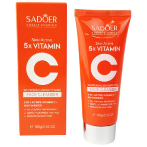 Limpiador Facial 5x Con Extracto de Vitamina C Sadoer