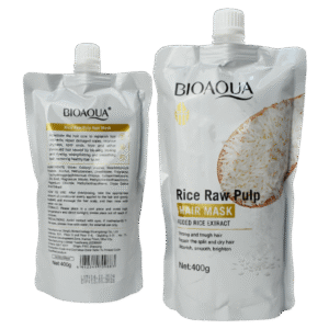 Mascarilla capilar esencia de arroz crudo 400ml BIOAQUA
