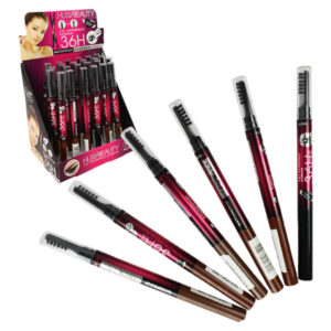 Delineador Para Cejas Con Cepillo en Tonos Cafes Huxiabeauty