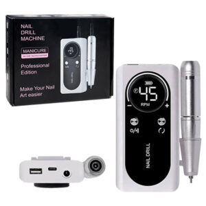 BARRENO DE ALTA REVOLUCION RECARGABLE 45000 RPM USB PARA UÑAS PROFESIONAL