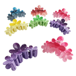 Gancho para cabello presentación de 3 Flores Colores Surtidos