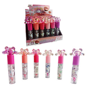 BRILLO LABIAL MAGICO PRESENTACIÓN DE OSO CON CORAZON  DE HUXIABEUTY