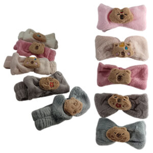 Banda para Skincare afelpada con diseños de Capibara