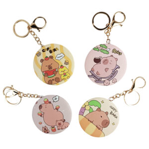 Espejo Redondo doble de bolsillo con diseño de Capibara