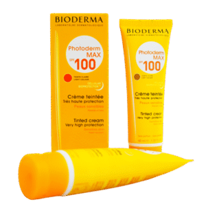 Crema con bloqueador bioderma 100sfp caja amarilla