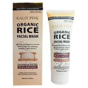 Limpiador Facial Organico con extraco de arroz de Kaliy Pink