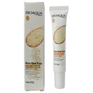 Cremas Bioaqua Para Ojeras Con Extracto De Arroz 20G Caja Blanca